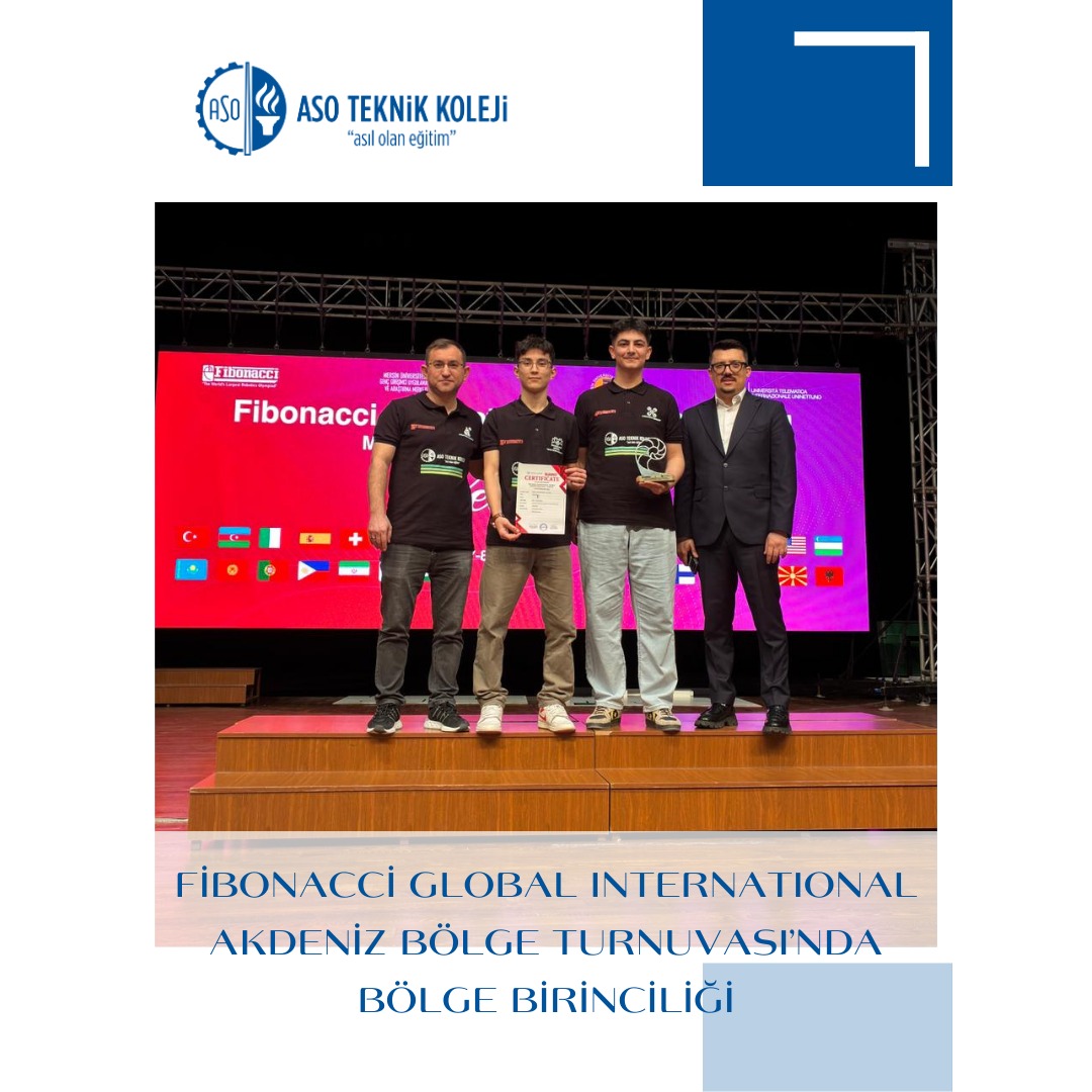 Fibonacci Global Internatıonal Akdeniz Bölge Turnuvası'nda Bölge Birinciliği